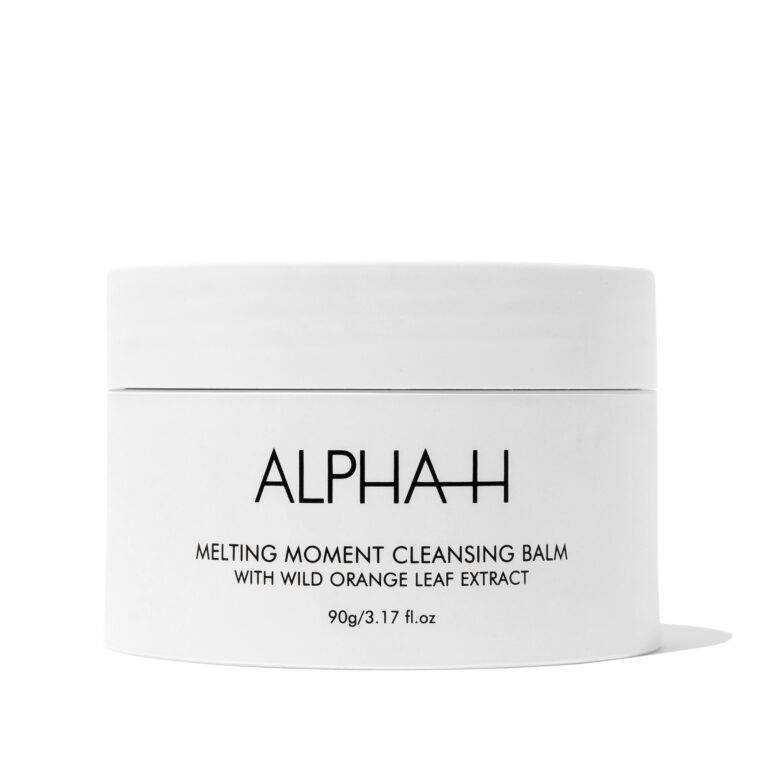 Alpha-H Melting Moment Cleansing Balm verwijdert make-up en vuil zonder de huid uit te drogen. Vitamine E en antioxidanten herstellen en verzachten.