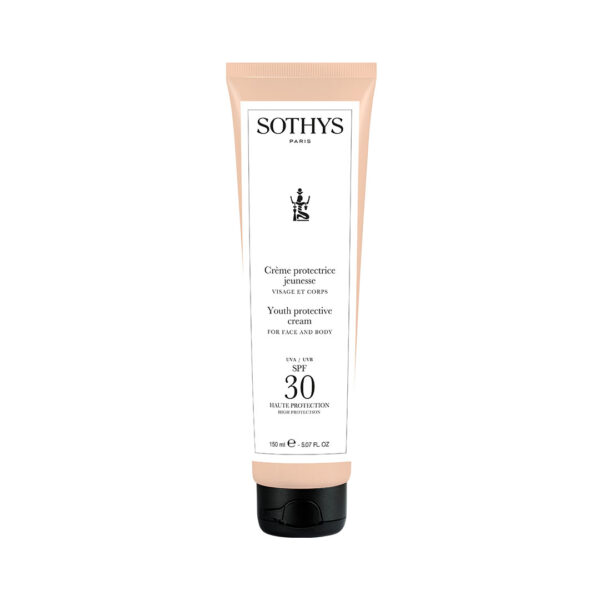 Sothys Crème Protectrice Jeunesse SPF30 – beschermende anti-aging crème voor gezicht en lichaam 150 ml